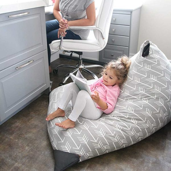 Stuffed Animal Bean Bag Chair Kids Toy Storage Organizer Stuffie Seat Foldable Sofa Seat for Teens Adults - Image 3